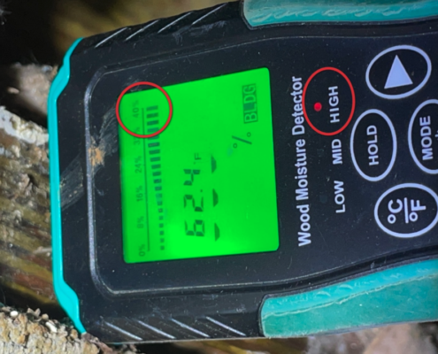 High moisture content, home inspections middle tn